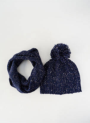 Col / tour de cou coutures renforcées bleu BECKARO fille