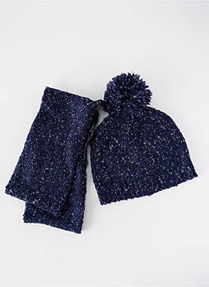 Col / tour de cou coutures renforcées bleu BECKARO fille