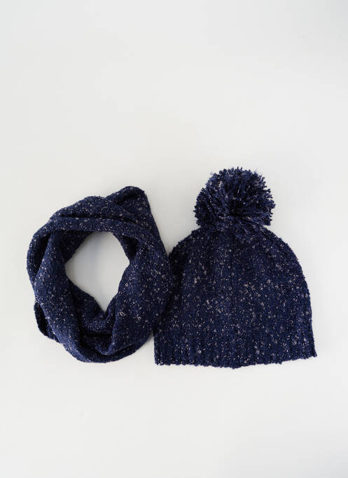 Col / tour de cou coutures renforcées bleu BECKARO fille