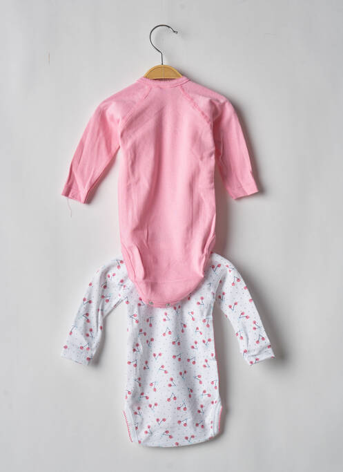 Body lingerie rose MOTS D'ENFANTS pour fille