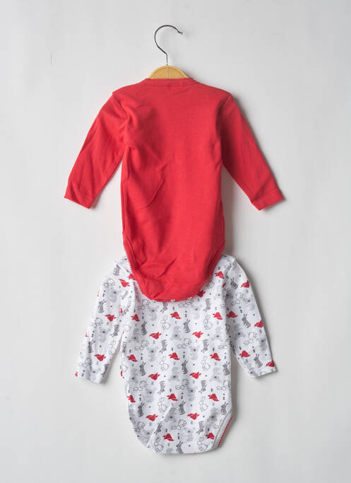 Body lingerie rouge TISSAÏA pour garçon