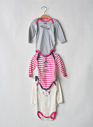 T-shirt stretch manches longues rose ABSORBA fille