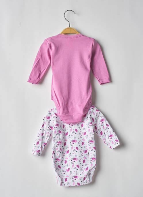 Body lingerie rose TISSAÏA pour fille