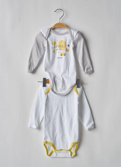 Body lingerie jaune ABSORBA pour garçon