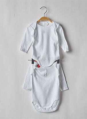 Body lingerie stretch blanc TISSAÏA enfant