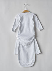 Body lingerie blanc TISSAÏA pour enfant seconde vue