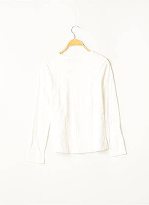 T-shirt coupe cintrée manches longues blanc G STAR fille