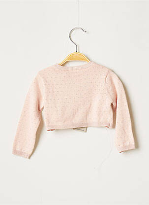 Boléro coupe cintrée rose 3 POMMES fille