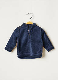 Pull coupe droite manches longues bleu 3 POMMES garcon