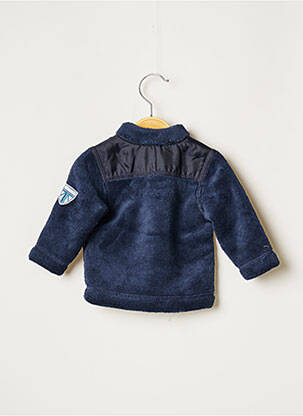Pull coupe droite manches longues bleu 3 POMMES garçon