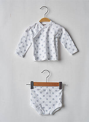 Ensemble pantalon type de haut t-shirt blanc ABSORBA fille