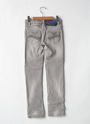 Jeans coupe slim stretch taille ajustable gris CATIMINI fille