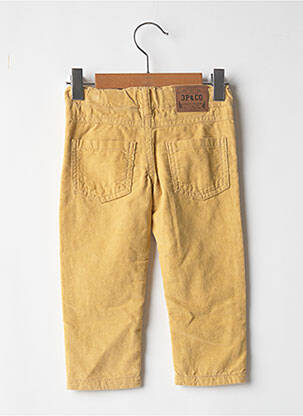 Jegging tissage velours taille élastique jaune 3 POMMES fille
