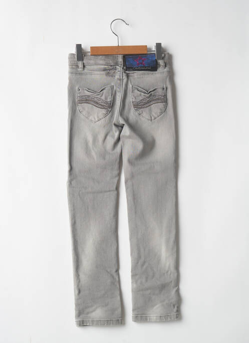 Jeans coupe slim gris CATIMINI pour fille