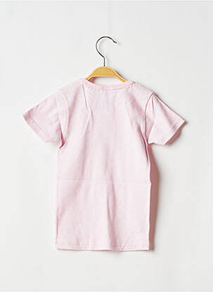 T-shirt coupe cintrée manches courtes rose ABSORBA fille