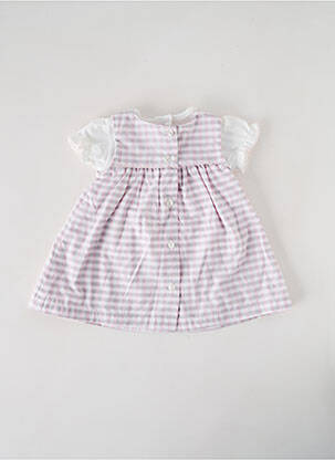 Ensemble robe tissage popeline rose ABSORBA fille