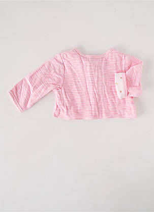 Gilet manches longues col rond rose ABSORBA fille