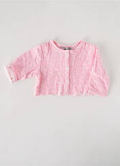Gilet manches longues rose ABSORBA pour fille seconde vue