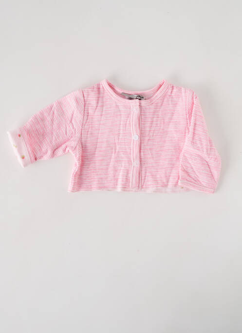 Gilet manches longues rose ABSORBA pour fille