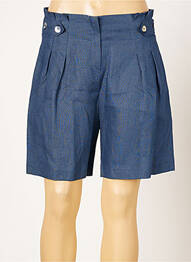 Bermuda taille élastique taille normale bleu ARGGIDO femme