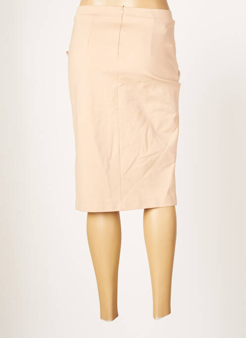 Jupe mi-longue beige ARGGIDO pour femme