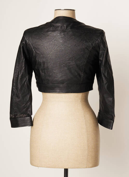 Veste simili cuir noir EDAS femme