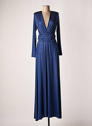 Robe longue bleu EDAS pour femme