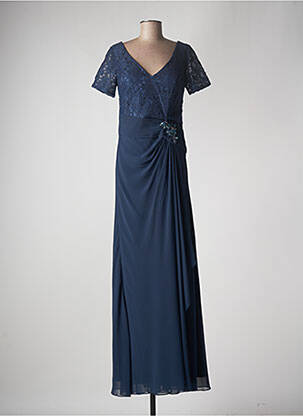 Robe longue bleu FASHION NEW YORK pour femme