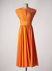 Robe longue orange EDAS pour femme seconde vue
