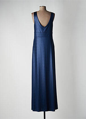 Robe longue sans manche sans manche bleu EDAS femme