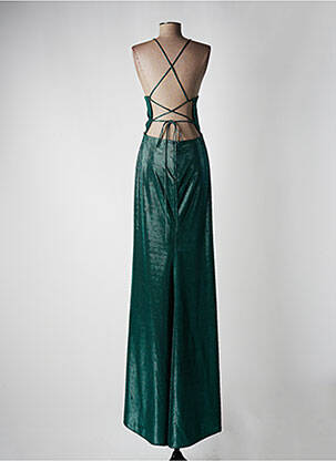 Robe longue sans manche sans manche vert FASHION NEW YORK femme