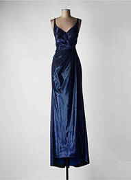 Robe longue sans manche sans manche bleu FASHION NEW YORK femme
