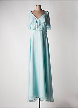 Robe longue bleu FASHION NEW YORK pour femme