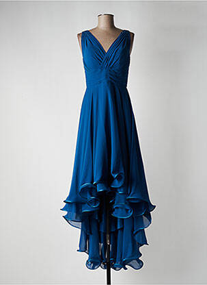 Robe longue bleu SYLFANY pour femme