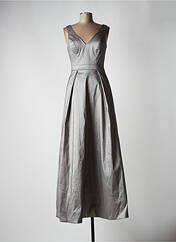 Robe longue gris FASHION NEW YORK pour femme seconde vue