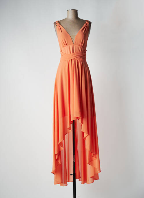 Robe longue orange EDAS pour femme