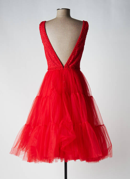Robe mi-longue rouge AIRE pour femme