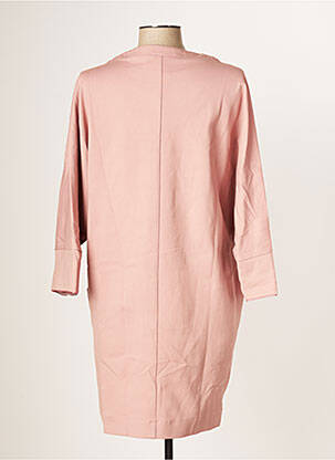 Robe mi-longue manches longues manches longues rose EDAS femme