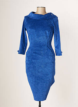 Robe mi-longue bleu ARGGIDO pour femme