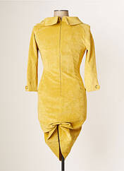 Robe mi-longue jaune ARGGIDO pour femme seconde vue