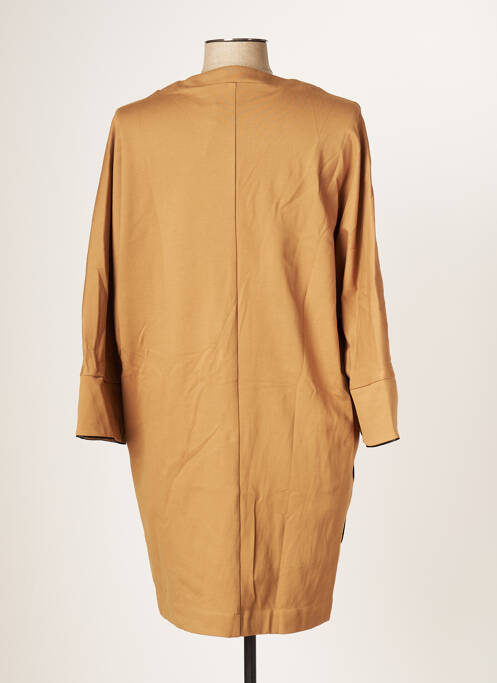 Robe mi-longue marron EDAS pour femme