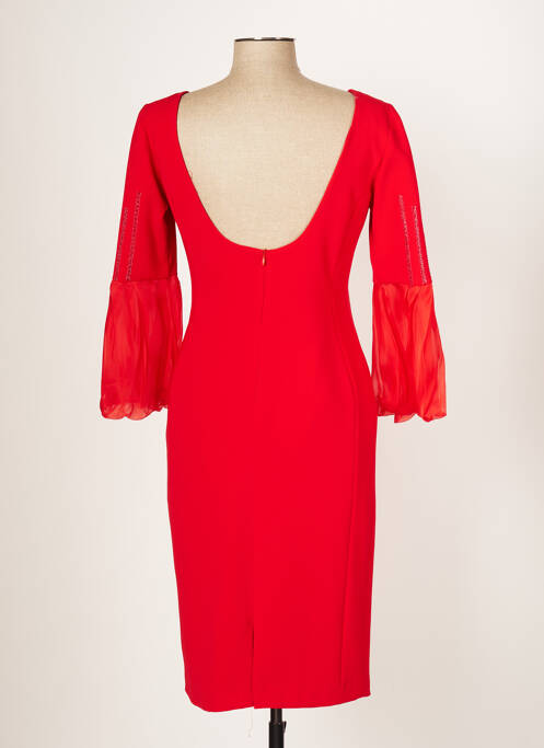Robe mi-longue rouge CARLA RUIZ pour femme