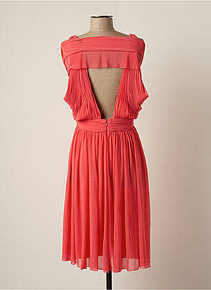 Robe mi-longue coupe fluide sans manche rose CARLA RUIZ femme