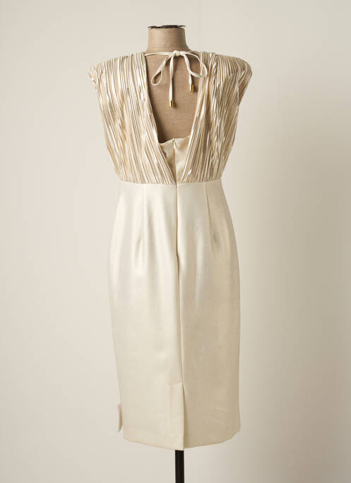 Robe mi-longue beige EDAS pour femme
