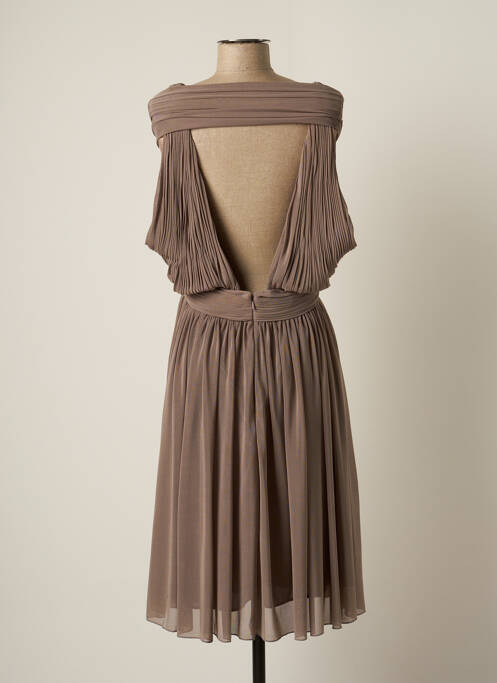 Robe mi-longue gris CARLA RUIZ pour femme