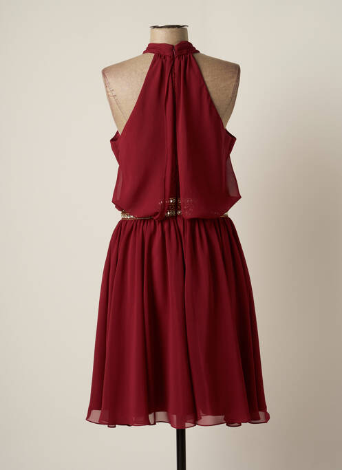 Robe mi-longue rouge GRAND SOIR pour femme