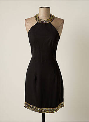Robe courte sans manche sans manche noir GRAND SOIR femme