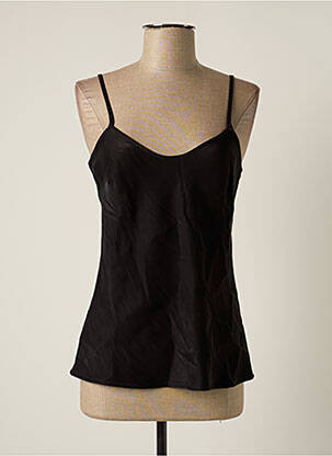 Top stretch fines bretelles noir EDAS femme