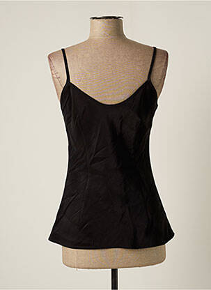 Top stretch fines bretelles noir EDAS femme