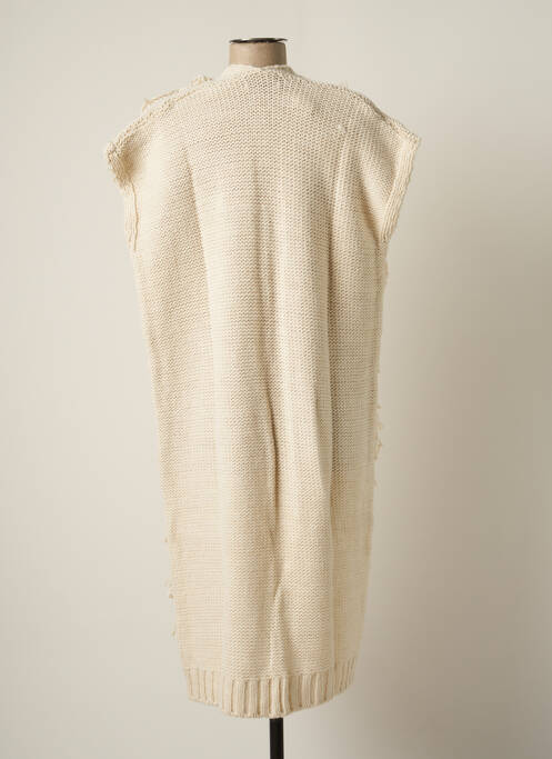 Gilet manches courtes beige EDAS femme